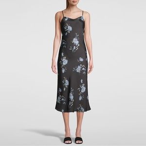 White House Black Market Cowl Neck Midi Slip Dress